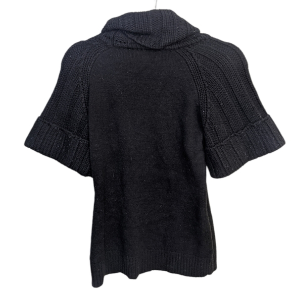 Express Black Knit Sweater Turtleneck Top S 🖤 - Picture 2 of 4